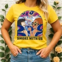 Smoke With Us Weed Females Women's T-Shirt thumb 2