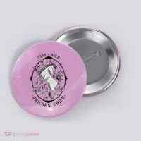 Stay Wild Unicorn Child Button thumb 0
