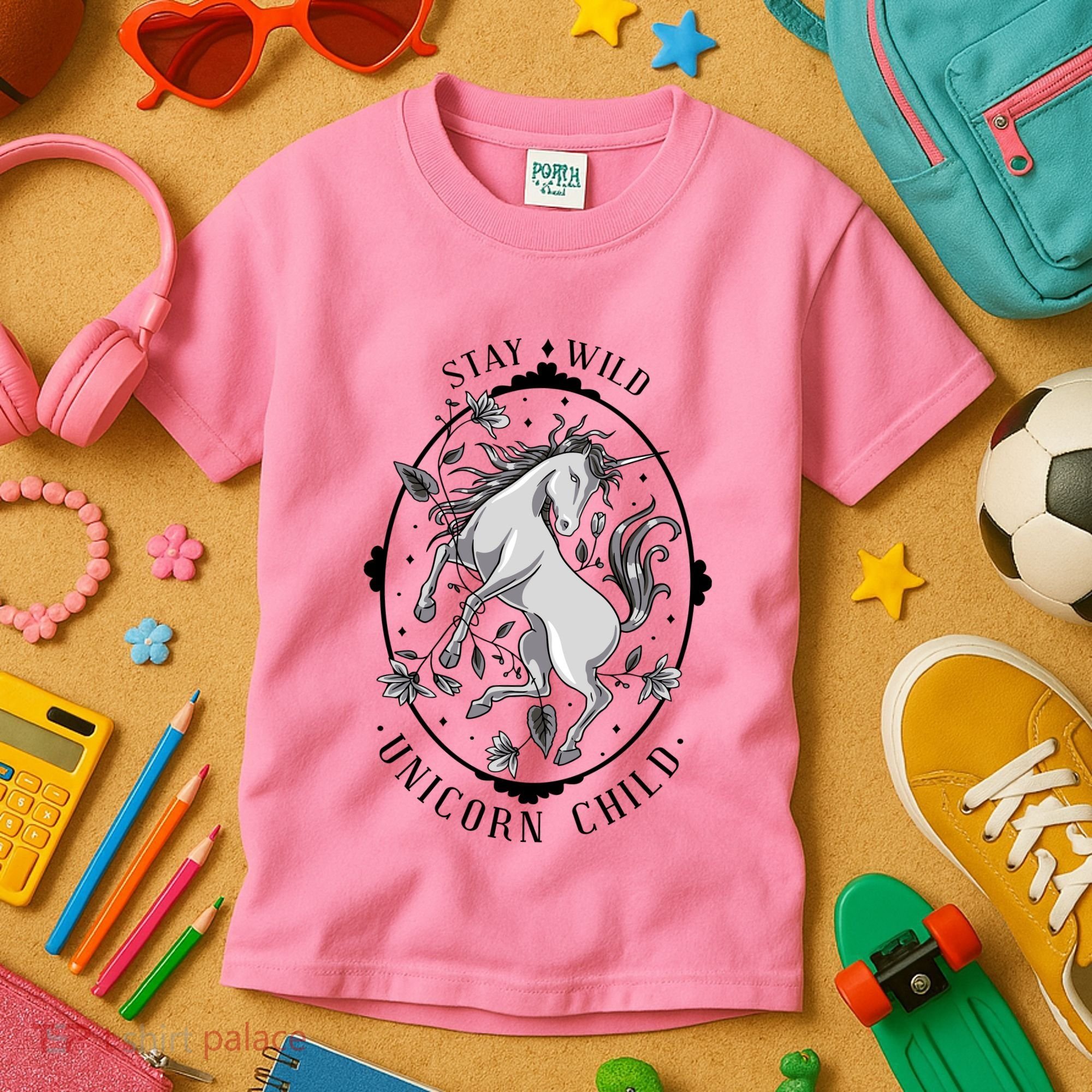 Stay Wild Unicorn Child Kids T-Shirt