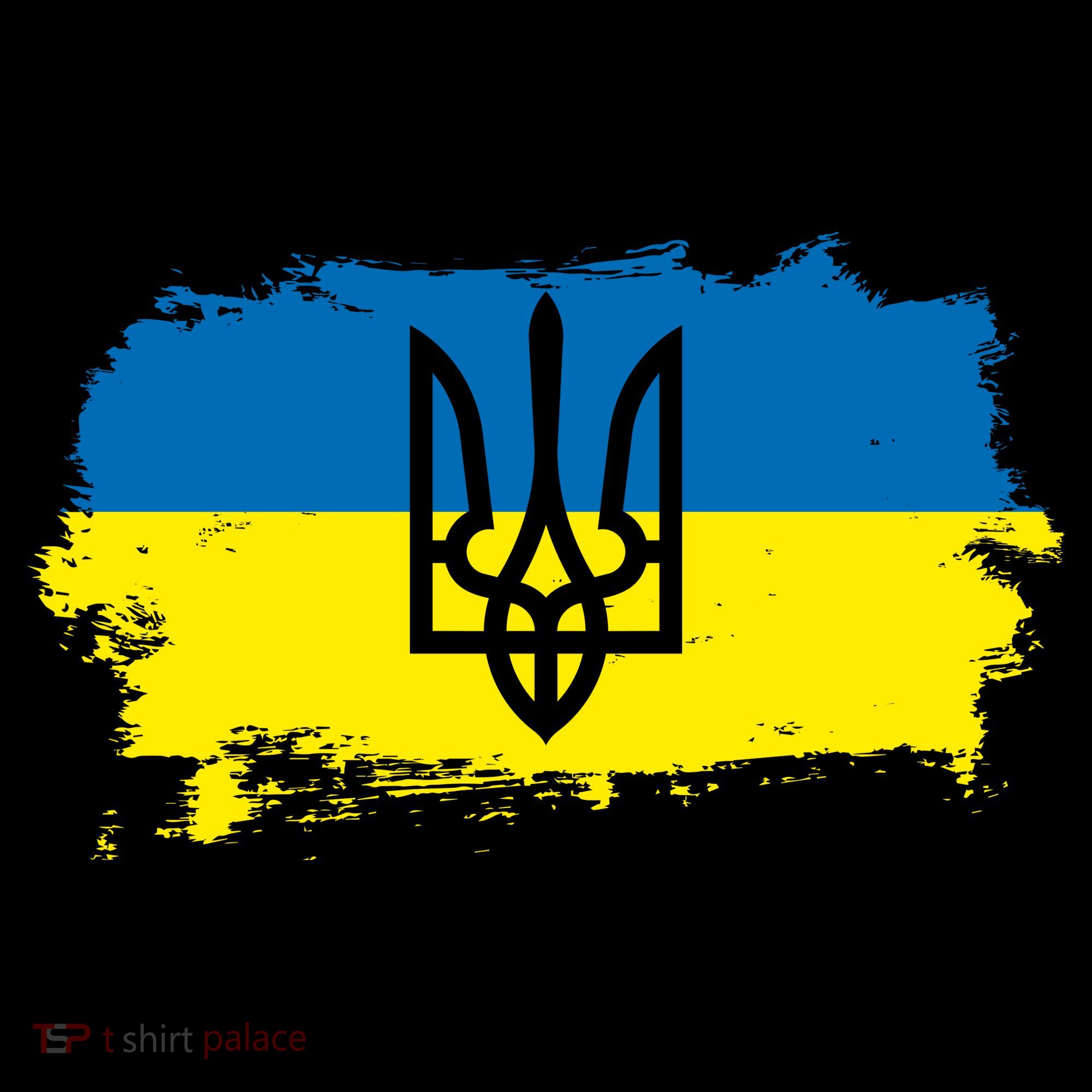 Stand With Ukraine Painted Distressed Ukrainian Flag Symbol Coffee Mug