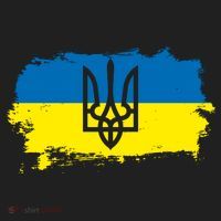 Stand With Ukraine Painted Distressed Ukrainian Flag Symbol Beanie thumb 2