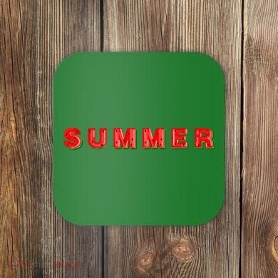 Summer Watermelon Vacation Coaster