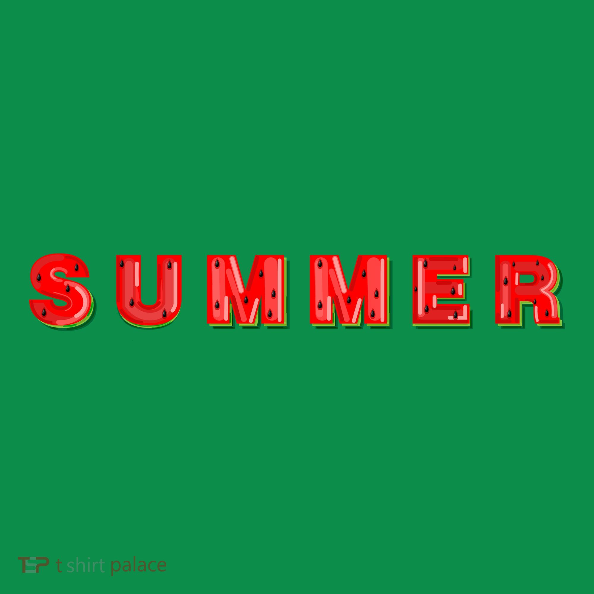 Summer Watermelon Vacation Coaster