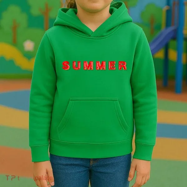 Summer Watermelon Vacation Kids Hoodie