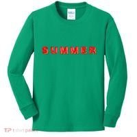 Summer Watermelon Vacation Kids Long Sleeve Shirt thumb 0