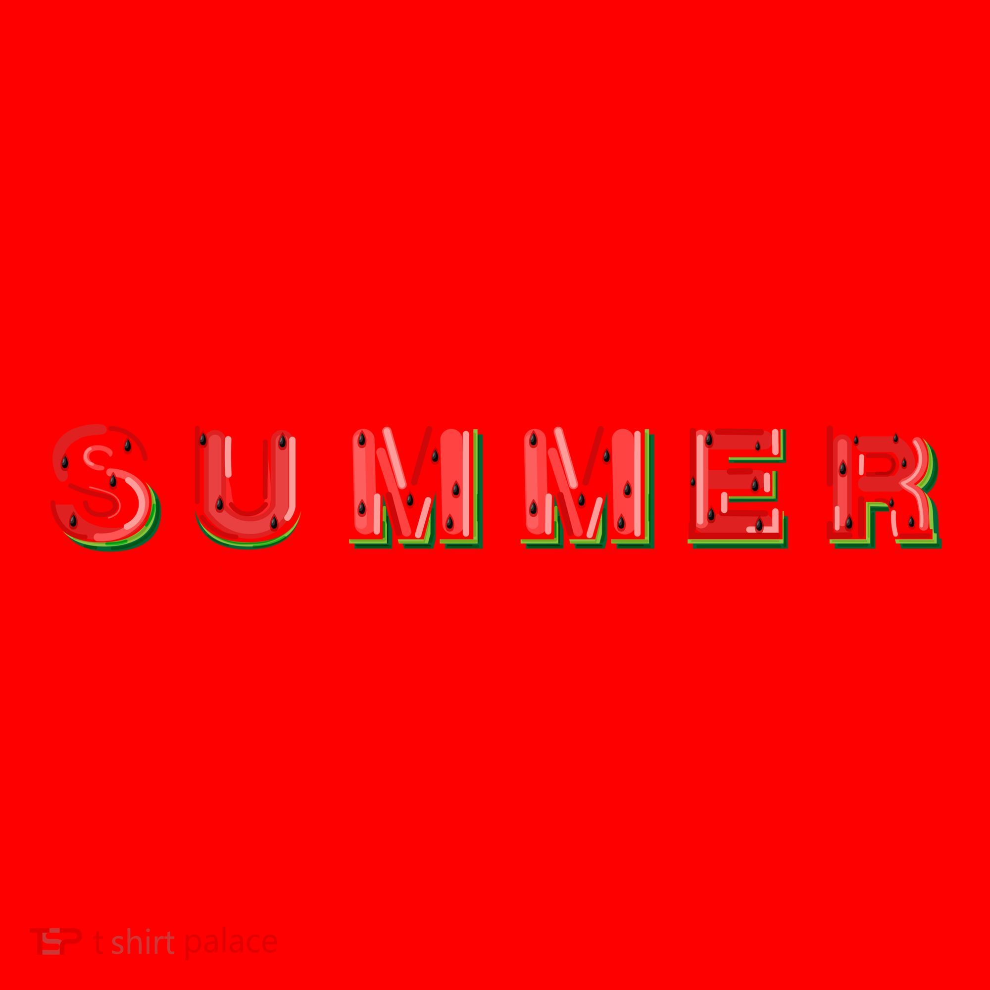 Summer Watermelon Vacation Santa Hat