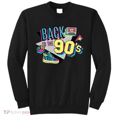 S WoS Vintage Retro Back To 90S Graphic Design Sweatshirt