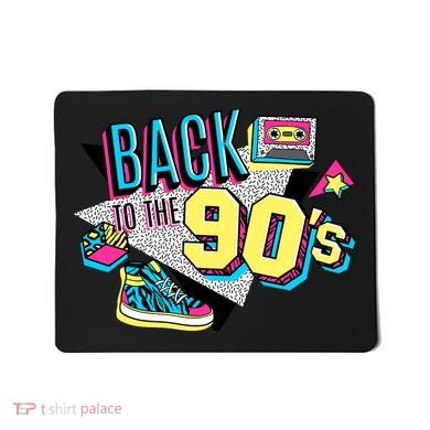 S WoS Vintage Retro Back To 90S Graphic Design Mousepad