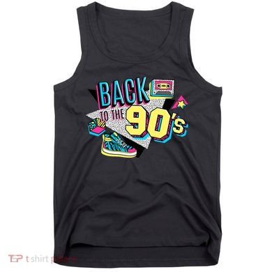 S WoS Vintage Retro Back To 90S Graphic Design Tank Top
