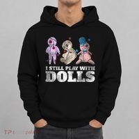 Scary Witch Voodoo Doll Gift Funny Halloween Hoodie thumb 0