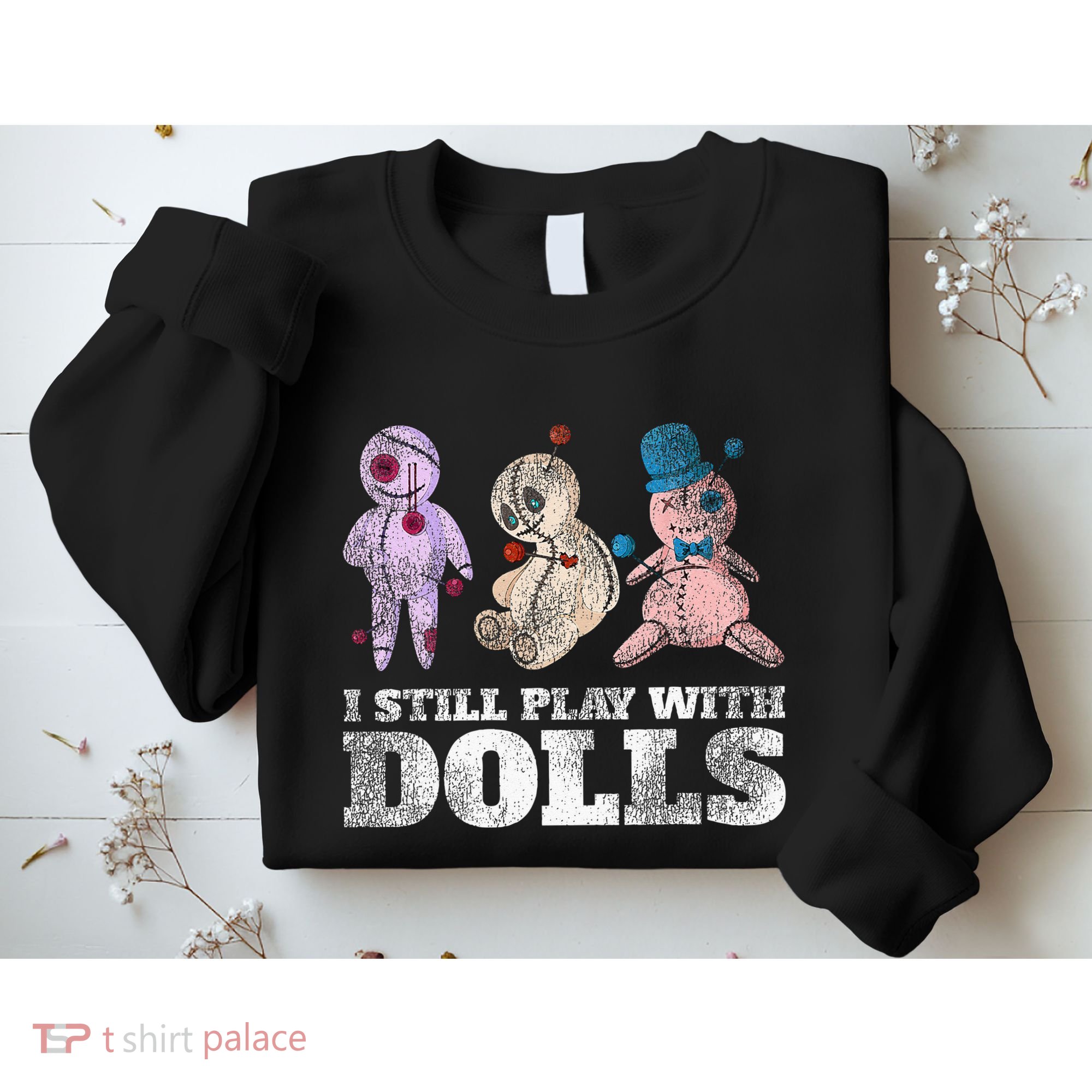 Scary Witch Voodoo Doll Gift Funny Halloween Sweatshirt