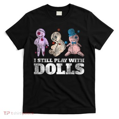 Scary Witch Voodoo Doll Gift Funny Halloween T-Shirt
