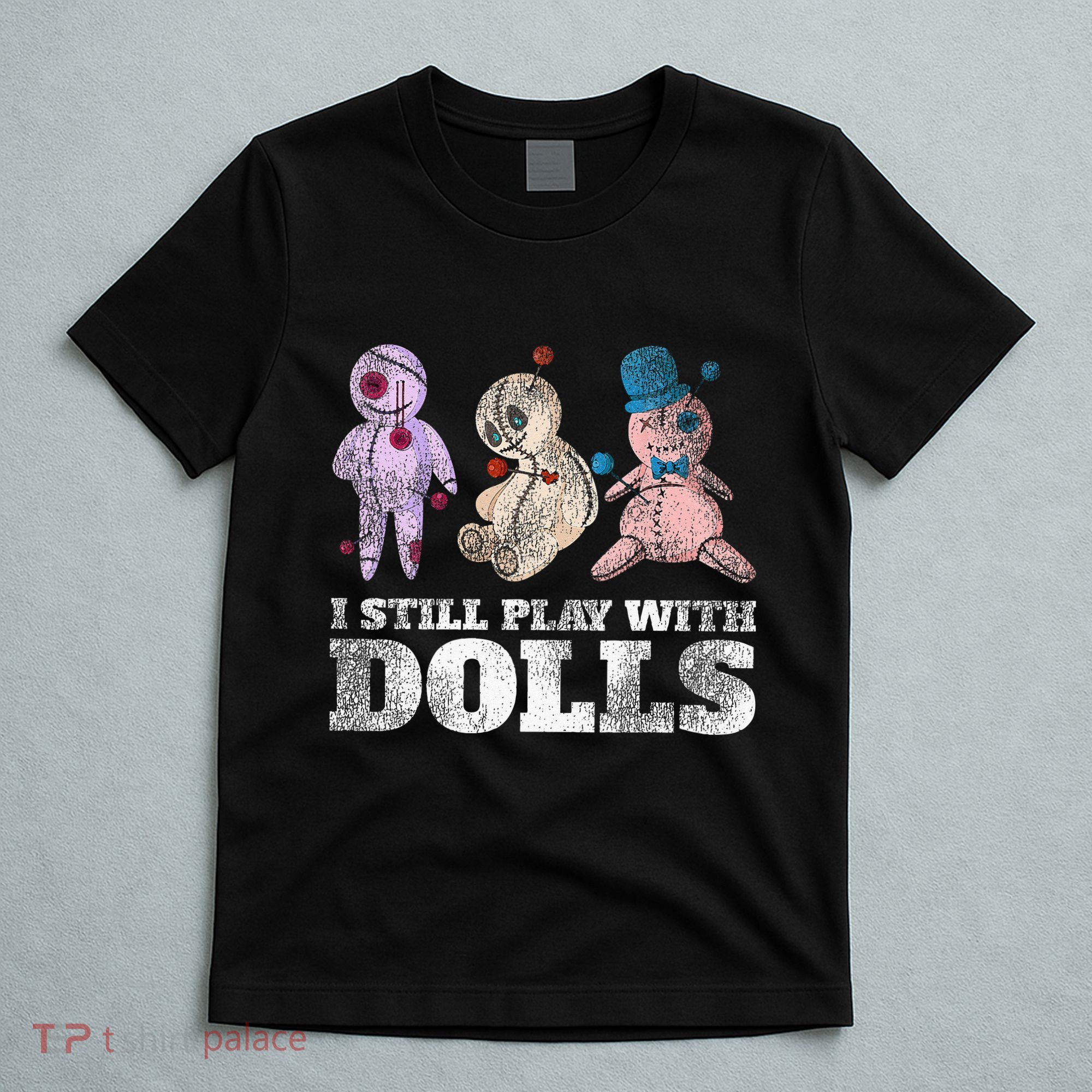 Scary Witch Voodoo Doll Gift Funny Halloween T-Shirt