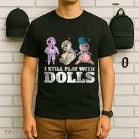 Scary Witch Voodoo Doll Gift Funny Halloween T-Shirt thumb 6