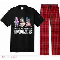 Scary Witch Voodoo Doll Gift Funny Halloween Pajama Set thumb 0