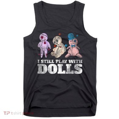 Scary Witch Voodoo Doll Gift Funny Halloween Tank Top