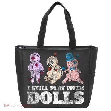 Scary Witch Voodoo Doll Gift Funny Halloween Tote Bag