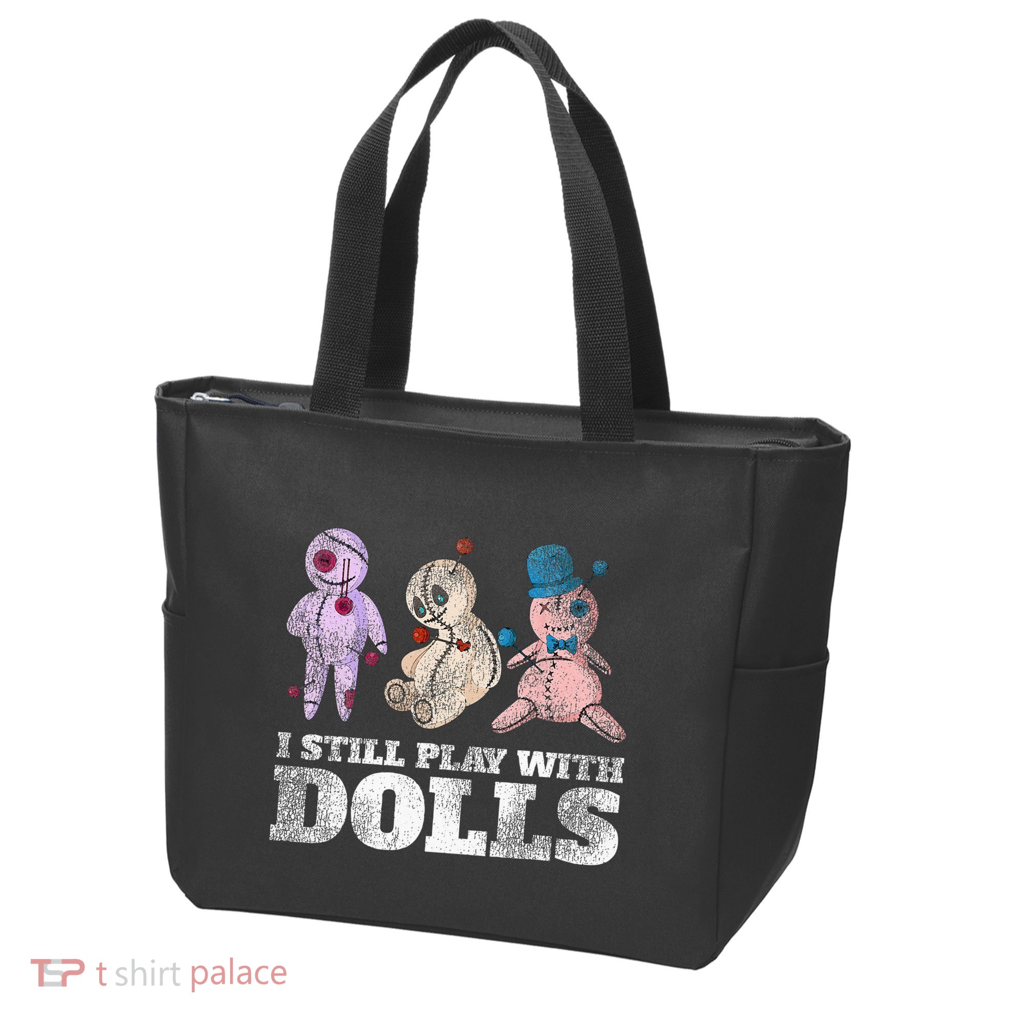 Scary Witch Voodoo Doll Gift Funny Halloween Tote Bag