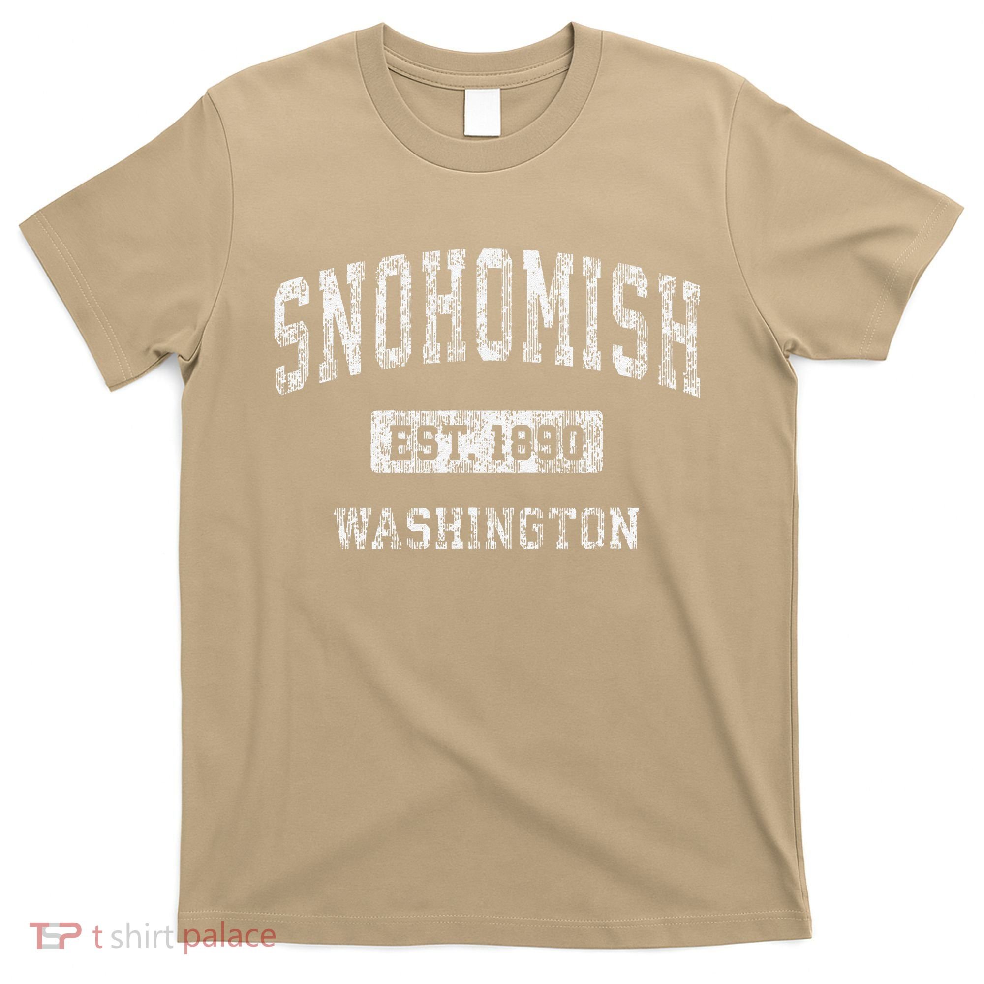 Snohomish Washington Wa Vintage Established T-Shirt