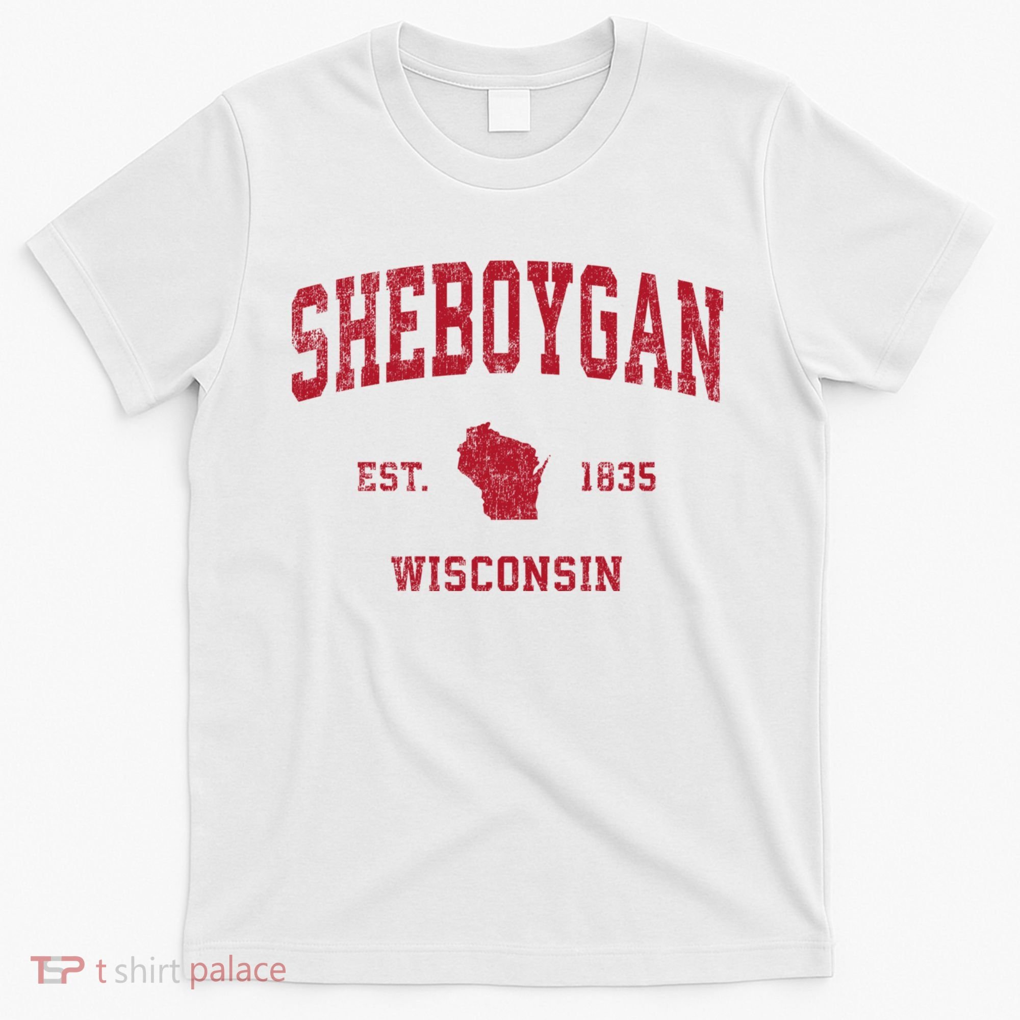 Sheboygan Wisconsin Wi Vintage Sports T-Shirt