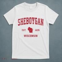 Sheboygan Wisconsin Wi Vintage Sports T-Shirt thumb 5