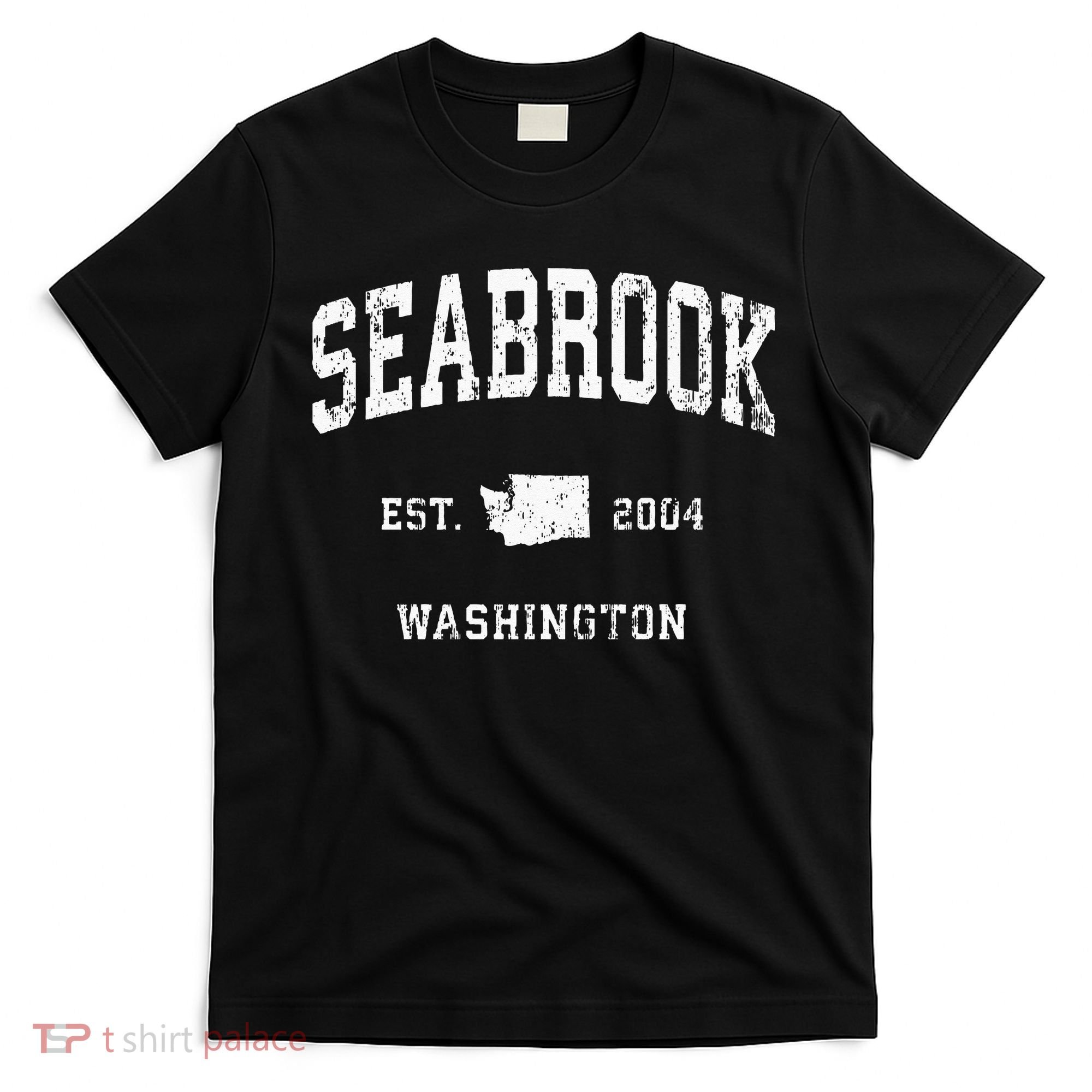 Seabrook Washington WA Vintage Athletic Sports Swea T-Shirt