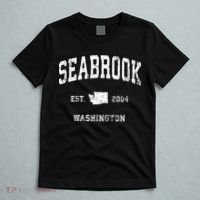 Seabrook Washington WA Vintage Athletic Sports Swea T-Shirt thumb 5