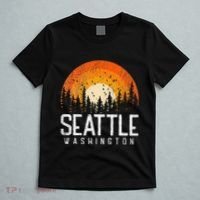 Seattle Washington Wa Retro Vintage 70s 80s 90s Gift T-Shirt thumb 5