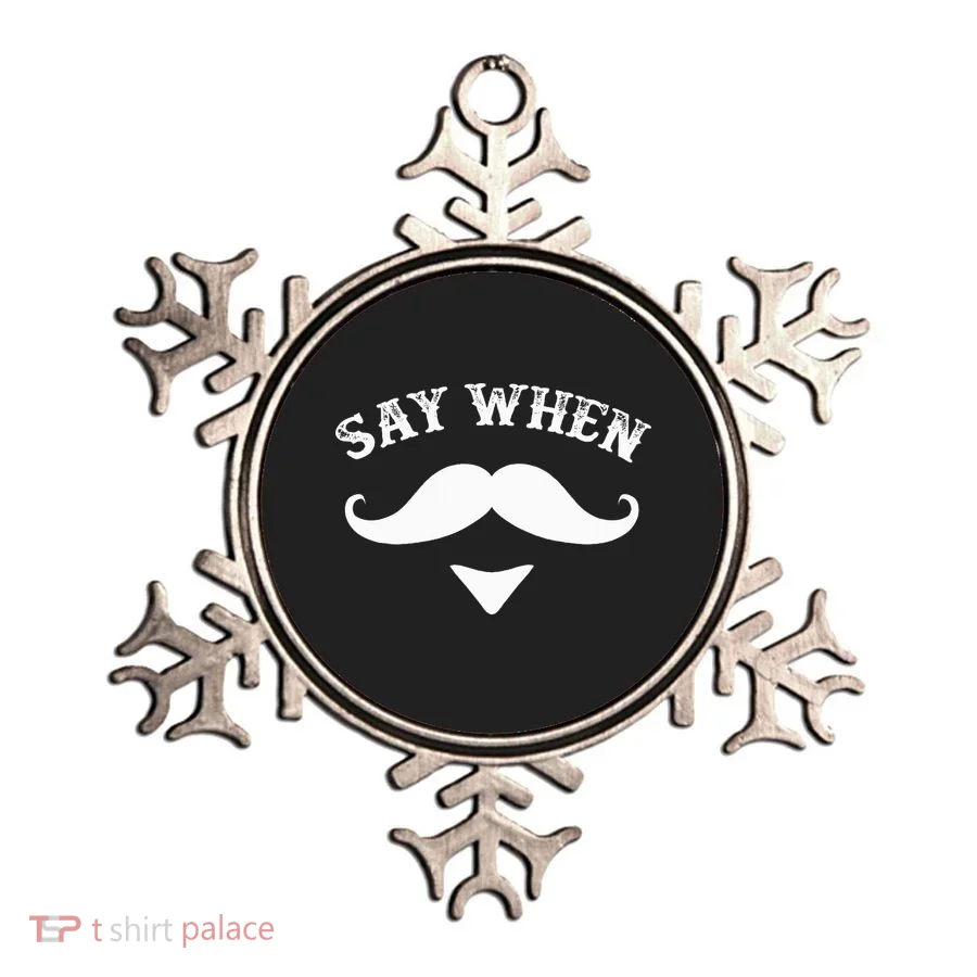 Say When Western Doc Holiday With Moustache Ornament