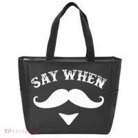 Say When Western Doc Holiday With Moustache Tote Bag thumb 0