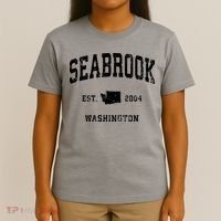 Seabrook Washington Wa Vintage Athletic Sports T-Shirt thumb 4