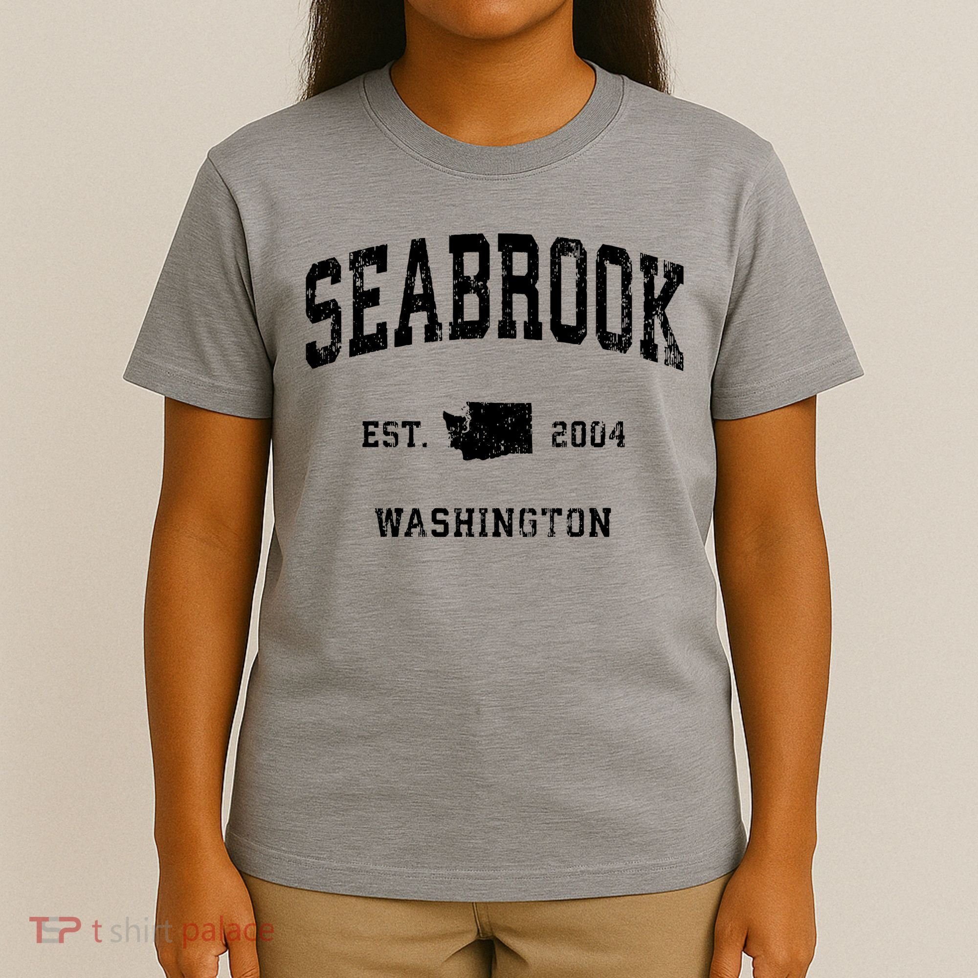 Seabrook Washington Wa Vintage Athletic Sports T-Shirt