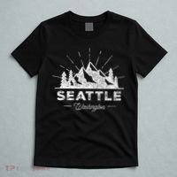Seattle Washington WA Vintage Hiking Retro T-Shirt thumb 5
