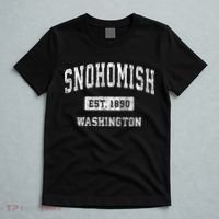 Snohomish Washington Wa Vintage Sports Established T-Shirt thumb 5