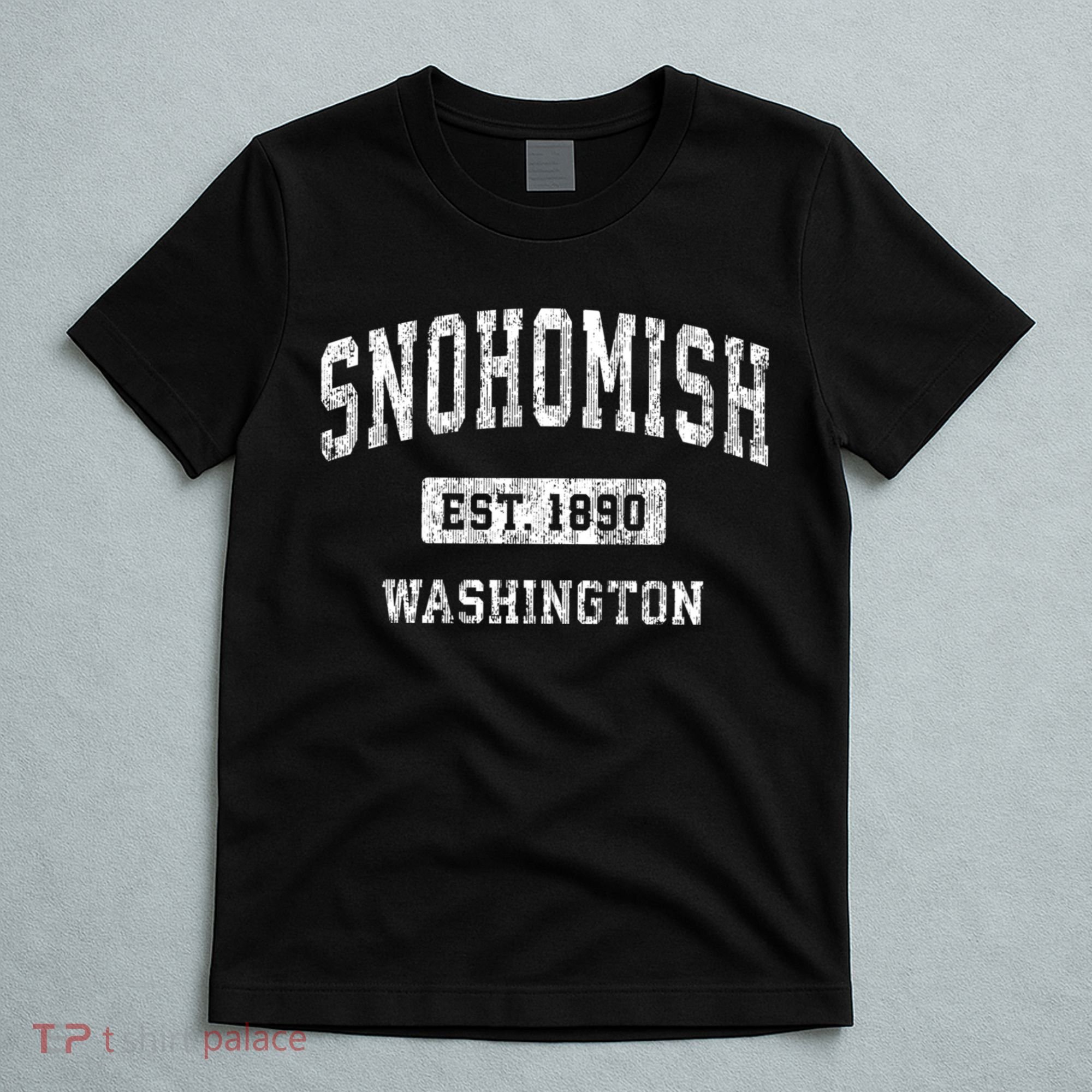 Snohomish Washington Wa Vintage Sports Established T-Shirt