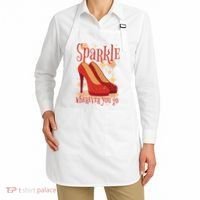 Sparkle Wherever You Go Red Heels Gift For Her Apron thumb 2
