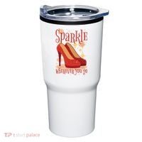 Sparkle Wherever You Go Red Heels Gift For Her Tumbler thumb 0