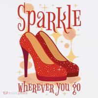 Sparkle Wherever You Go Red Heels Gift For Her Women's Tank Top thumb 5