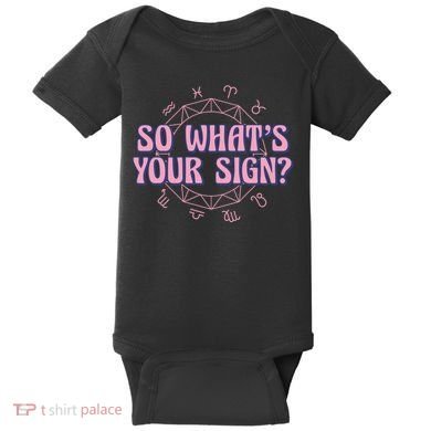 So What's Your Sign Zodiac Baby Bodysuit