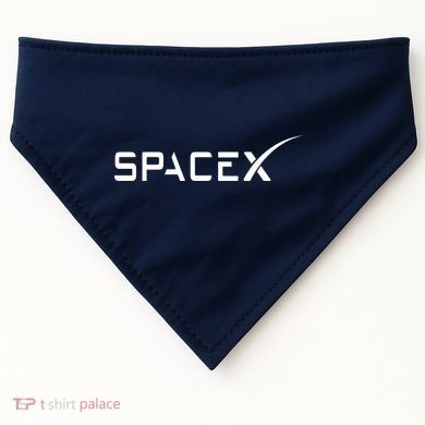 Space X Classic Logo USA-Made Doggie Bandana