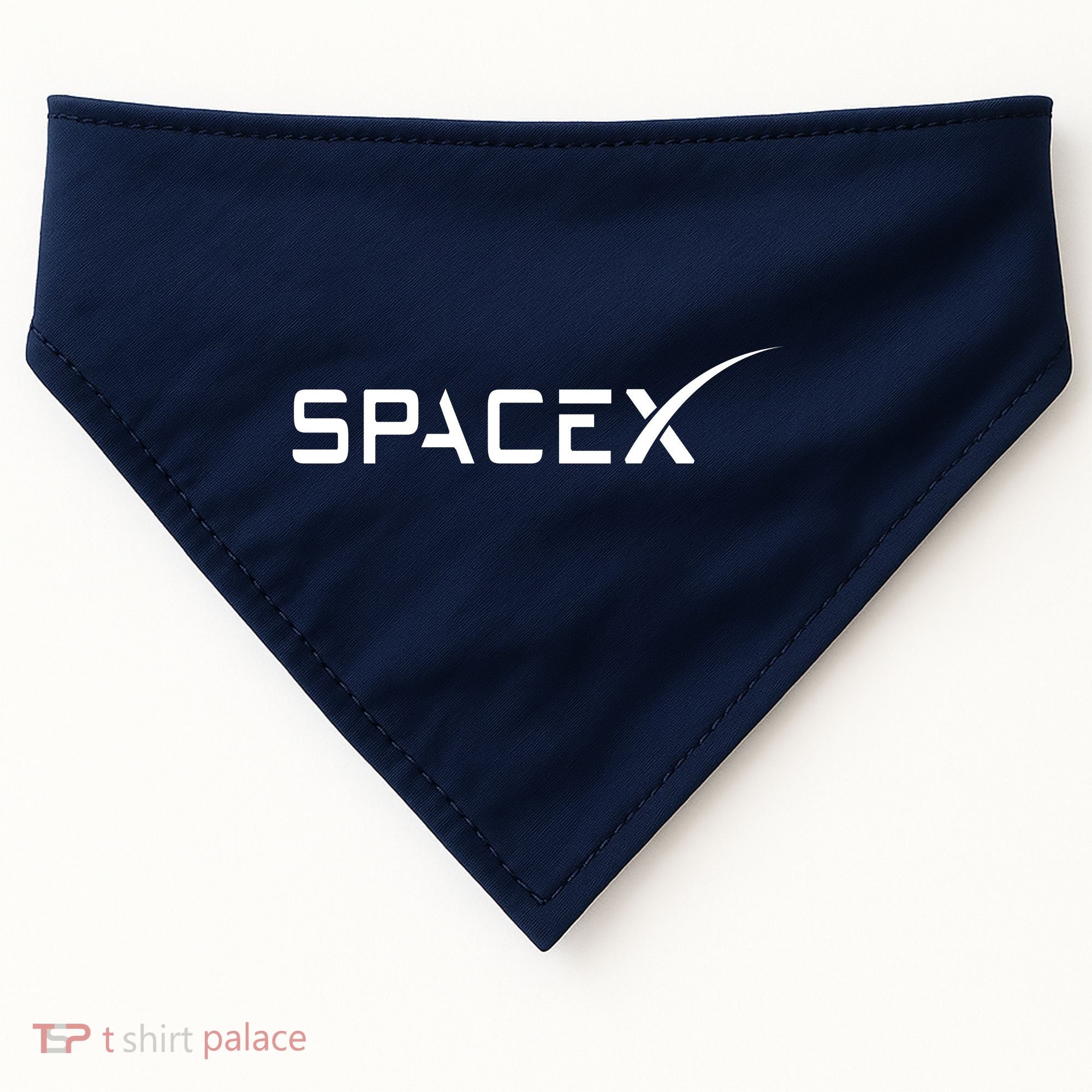 Space X Classic Logo USA-Made Doggie Bandana