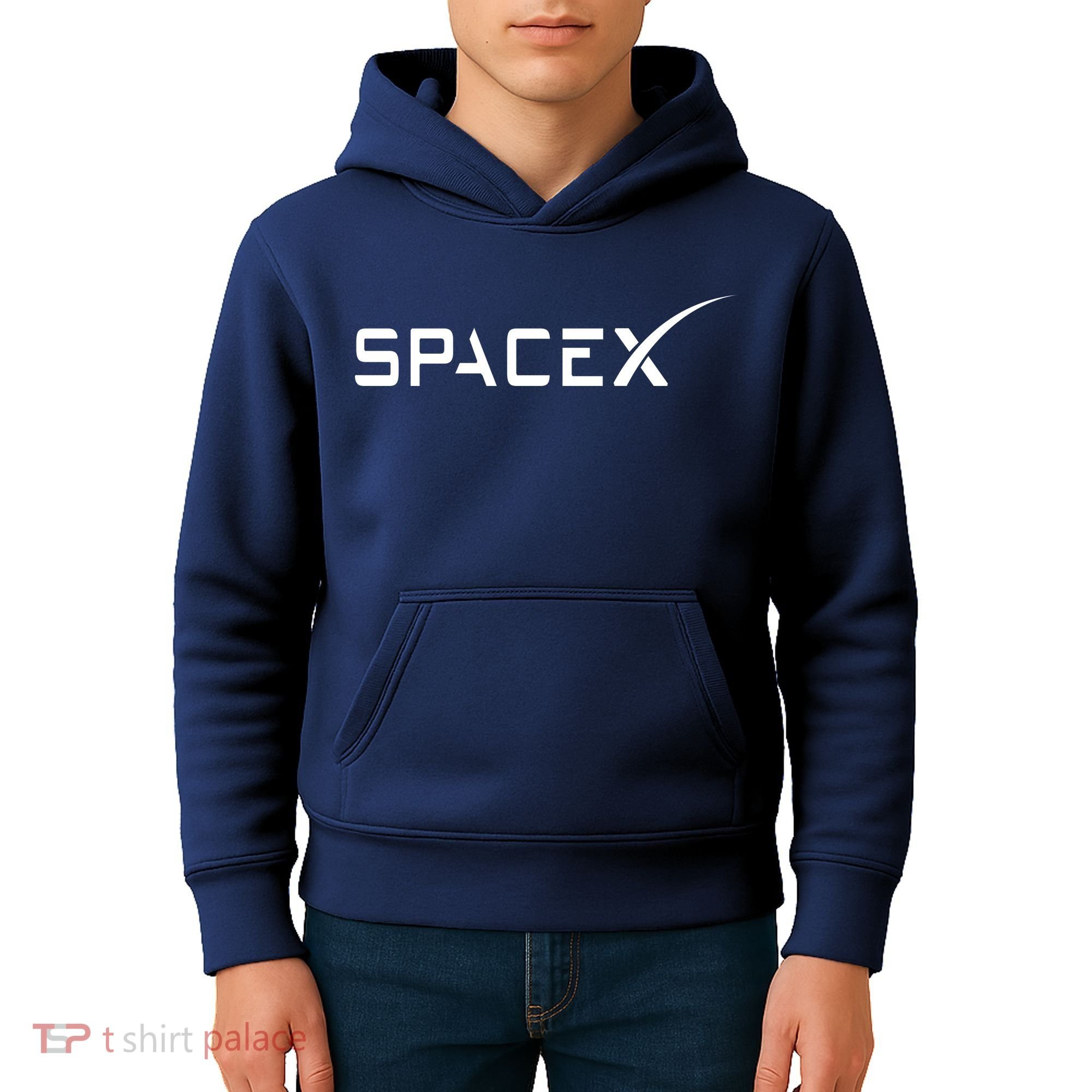 Space X Classic Logo Kids Hoodie