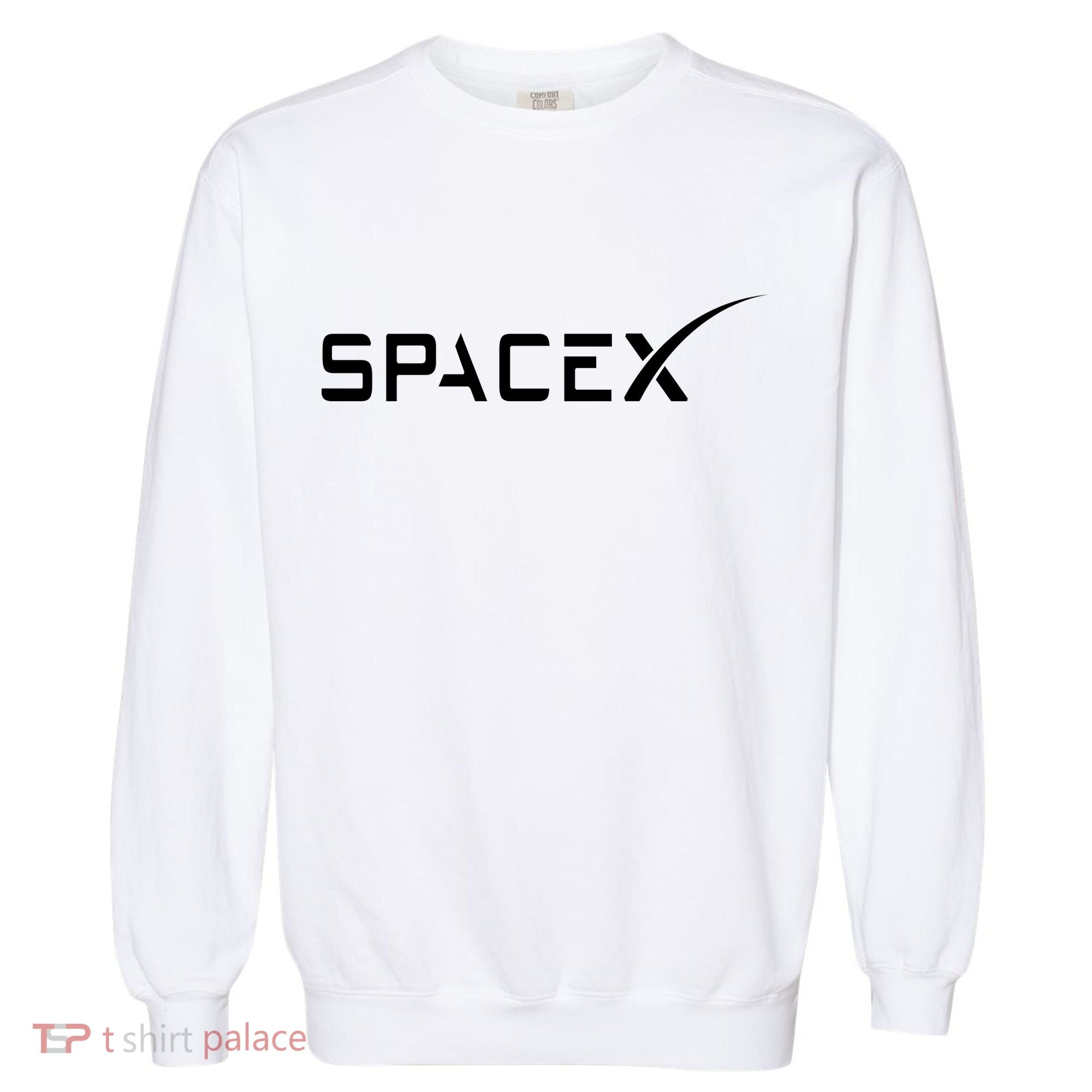 Space X Classic Logo Garment-Dyed Sweatshirt