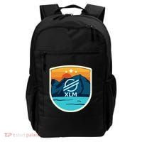Stellar Xlm Mountain Badge Crypto Currency Sunrise Lake Gift Backpack thumb 0