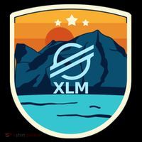 Stellar Xlm Mountain Badge Crypto Currency Sunrise Lake Gift Coffee Mug thumb 5