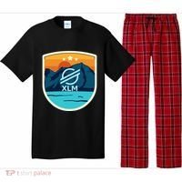 Stellar Xlm Mountain Badge Crypto Currency Sunrise Lake Gift Pajama Set thumb 0
