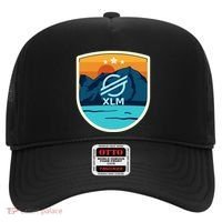 Stellar Xlm Mountain Badge Crypto Currency Sunrise Lake Gift Hat thumb 0
