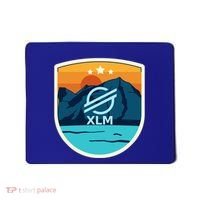 Stellar Xlm Mountain Badge Crypto Currency Sunrise Lake Gift Mousepad thumb 0