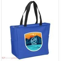 Stellar Xlm Mountain Badge Crypto Currency Sunrise Lake Gift Tote Bag thumb 2