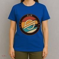 Stellar Xlm Vintage Crypto Retro Art Cryptocurrency Funny Gift T-Shirt thumb 4